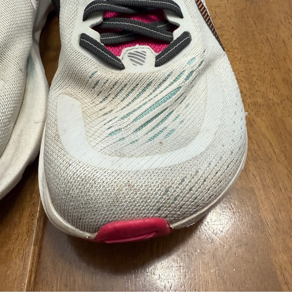 Altra Women's White Teal Pink Orange Athletic Running Shoes - Picture 8 of 13